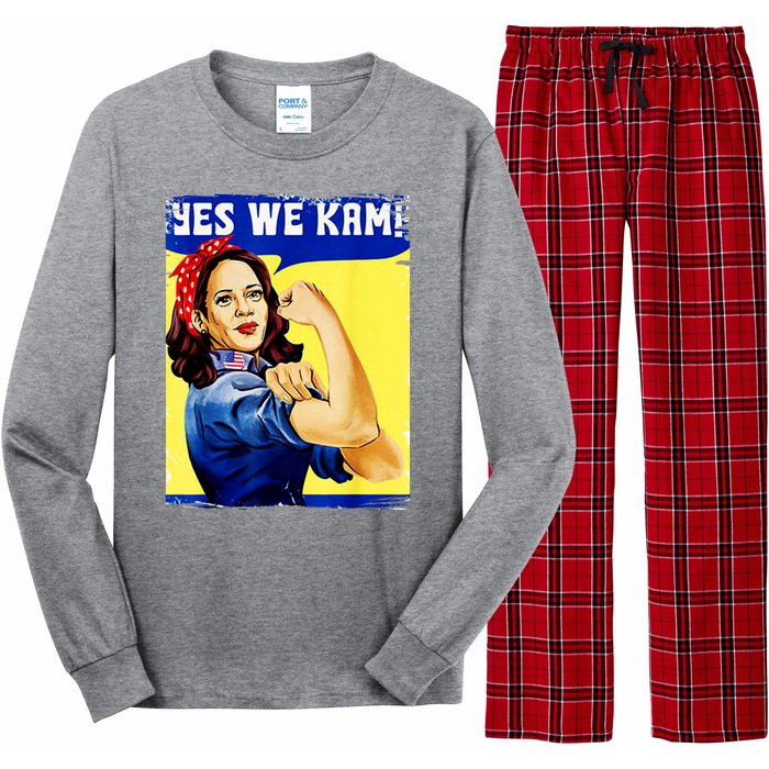 Yes We Kam Madam Harris Funny Long Sleeve Pajama Set