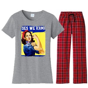 Yes We Kam Madam Harris Funny Women's Flannel Pajama Set