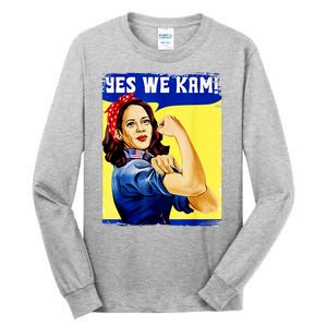 Yes We Kam Madam Harris Funny Tall Long Sleeve T-Shirt