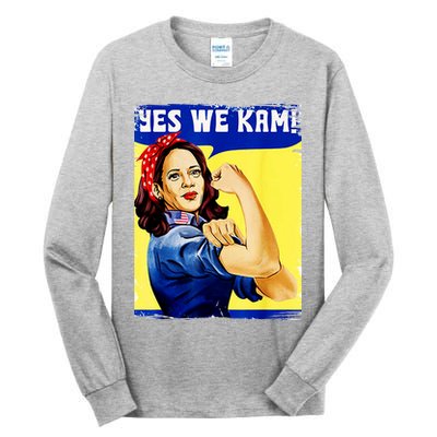 Yes We Kam Madam Harris Funny Tall Long Sleeve T-Shirt