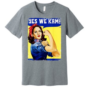 Yes We Kam Madam Harris Funny Premium T-Shirt