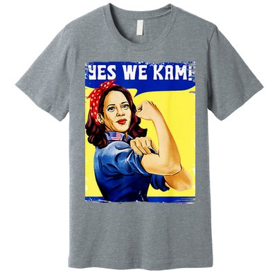 Yes We Kam Madam Harris Funny Premium T-Shirt