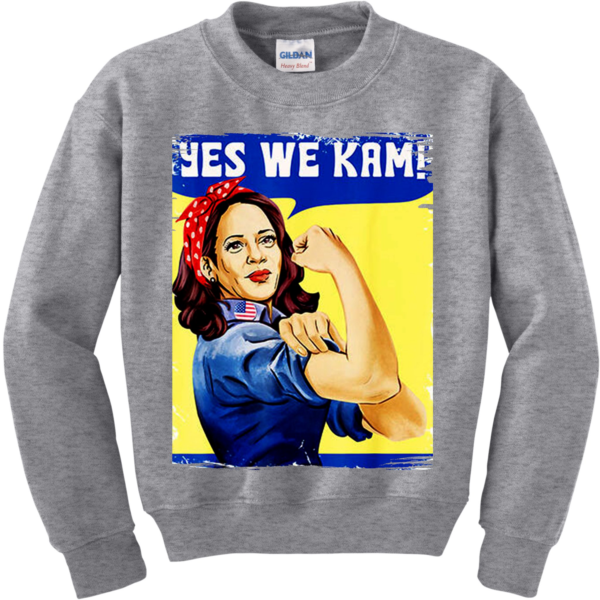 Yes We Kam Madam Harris Funny Kids Sweatshirt