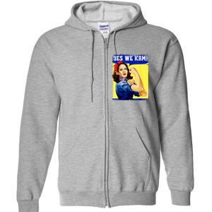 Yes We Kam Madam Harris Funny Full Zip Hoodie