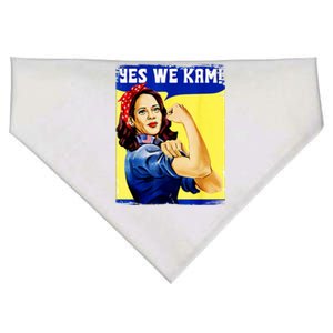 Yes We Kam Madam Harris Funny USA-Made Doggie Bandana