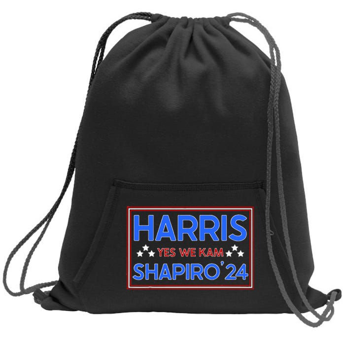 Yes We Kam Harris Shapiro 24 Sweatshirt Cinch Pack Bag