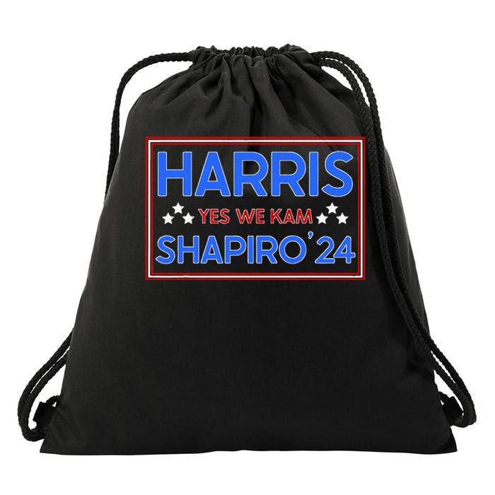 Yes We Kam Harris Shapiro 24 Drawstring Bag