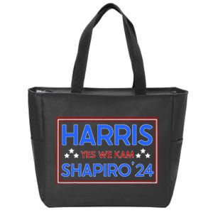 Yes We Kam Harris Shapiro 24 Zip Tote Bag