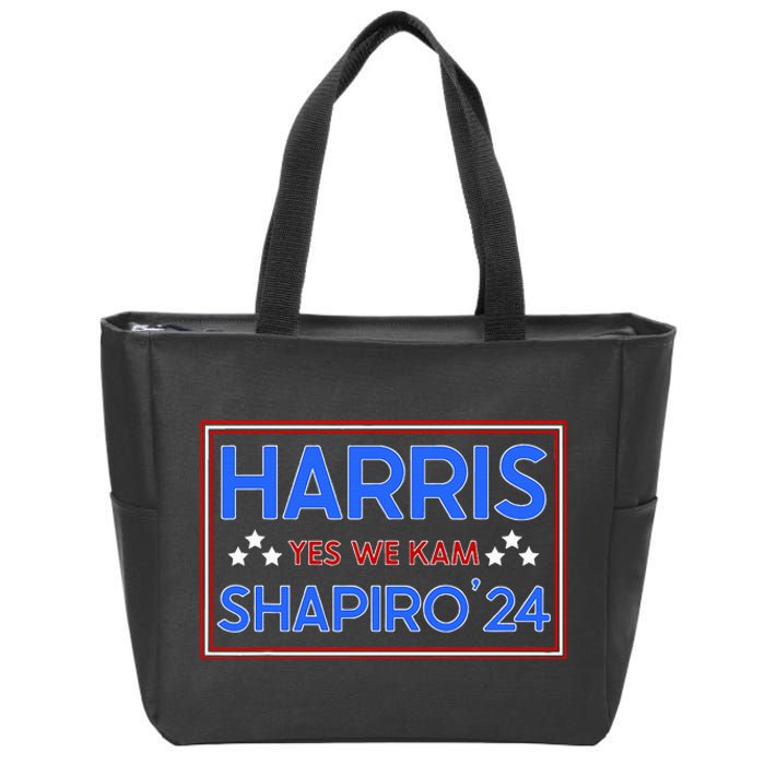 Yes We Kam Harris Shapiro 24 Zip Tote Bag