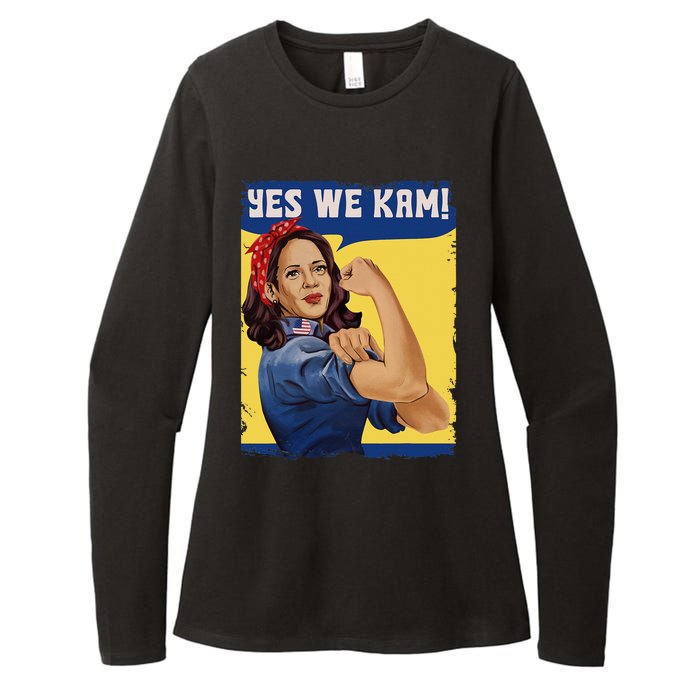 Yes We Kam Madam Harris Fun Womens CVC Long Sleeve Shirt