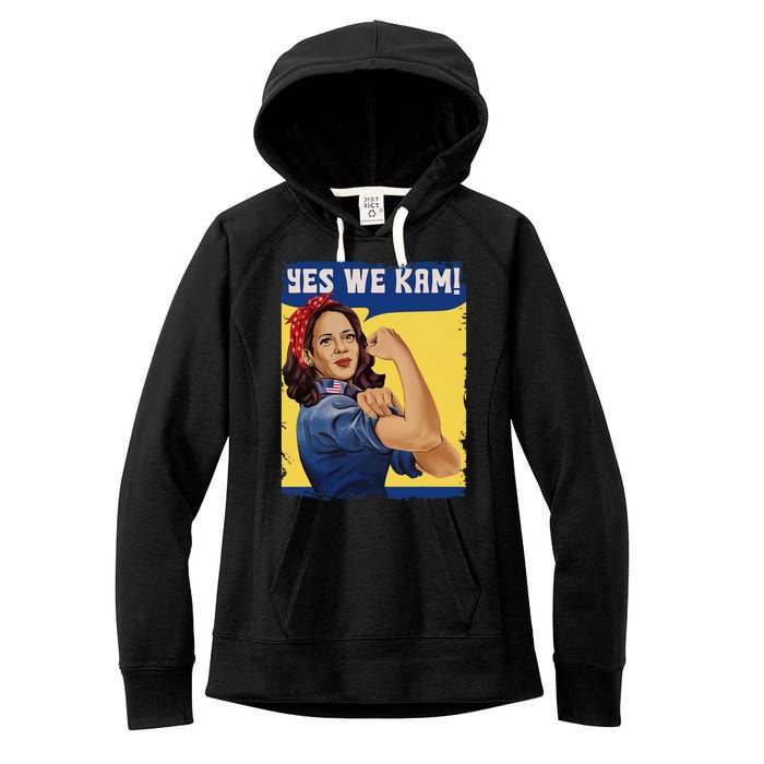 Yes We Kam Madam Harris Fun Women's Fleece Hoodie