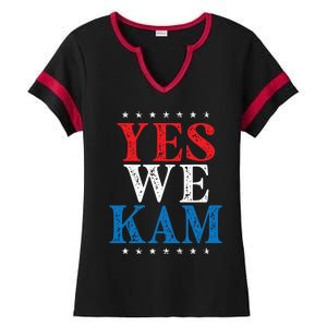 Yes We Kam Ladies Halftime Notch Neck Tee