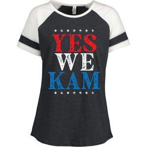 Yes We Kam Enza Ladies Jersey Colorblock Tee