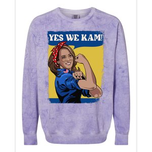 Yes We Kam Colorblast Crewneck Sweatshirt