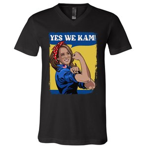 Yes We Kam V-Neck T-Shirt