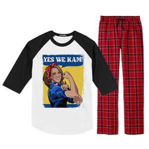 Yes We Kam Raglan Sleeve Pajama Set