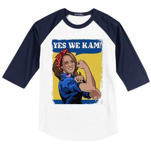 Yes We Kam Baseball Sleeve Shirt