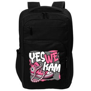 Yes We Kam Chucks And Pearls Impact Tech Backpack