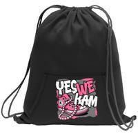 Yes We Kam Chucks And Pearls Sweatshirt Cinch Pack Bag