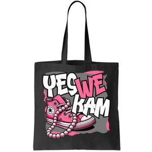 Yes We Kam Chucks And Pearls Tote Bag