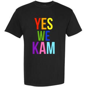 Yes We Kam Democrat Party Kamala Hariss Vote 2024 Garment-Dyed Heavyweight T-Shirt