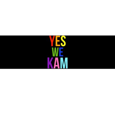 Yes We Kam Democrat Party Kamala Hariss Vote 2024 Bumper Sticker