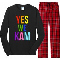 Yes We Kam Democrat Party Kamala Hariss Vote 2024 Long Sleeve Pajama Set