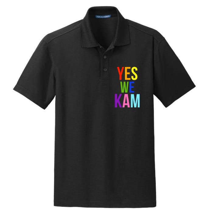 Yes We Kam Democrat Party Kamala Hariss Vote 2024 Dry Zone Grid Polo