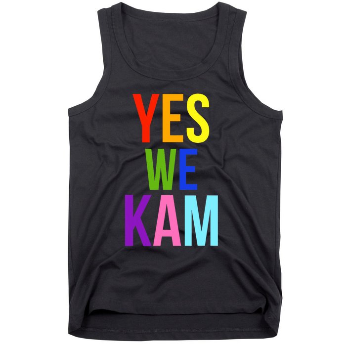 Yes We Kam Democrat Party Kamala Hariss Vote 2024 Tank Top