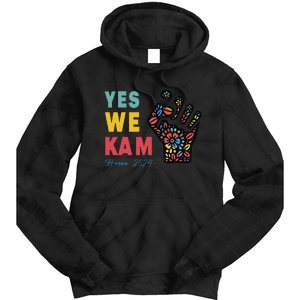 Yes We Kam Kamala Harris 2024 Tie Dye Hoodie