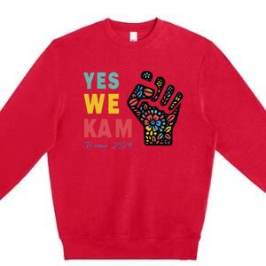 Yes We Kam Kamala Harris 2024 Premium Crewneck Sweatshirt