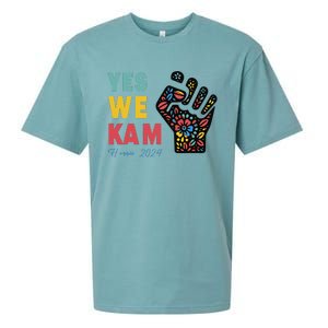 Yes We Kam Kamala Harris 2024 Sueded Cloud Jersey T-Shirt