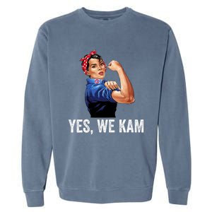 Yes We Kam 2024 Kamala Harris For President Elect Campaign Garment-Dyed Sweatshirt