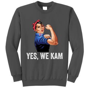 Yes We Kam 2024 Kamala Harris For President Elect Campaign Tall Sweatshirt