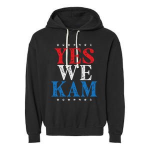 Yes We Kam Saying Quote Garment-Dyed Fleece Hoodie