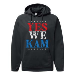 Yes We Kam Saying Quote Performance Fleece Hoodie