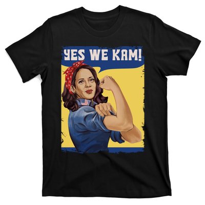 Yes We Kam! Inspirational Kamala Harris 2024 T-Shirt