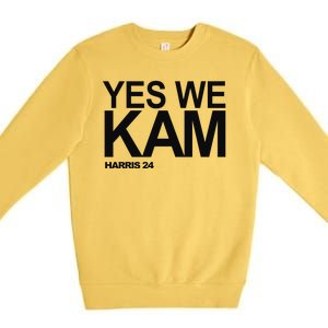 Yes We Kam Harris 2024 Pro Kamala Premium Crewneck Sweatshirt