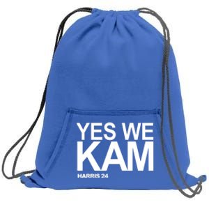 Yes We Kam Harris 2024 Pro Kamala Sweatshirt Cinch Pack Bag