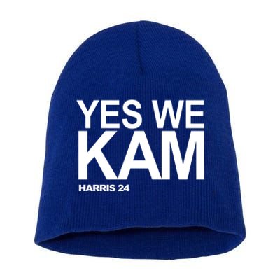 Yes We Kam Harris 2024 Pro Kamala Short Acrylic Beanie