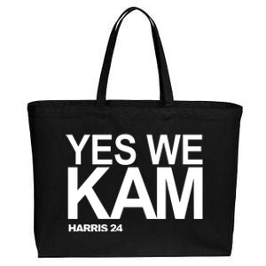 Yes We Kam Harris 2024 Pro Kamala Cotton Canvas Jumbo Tote