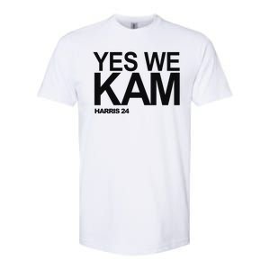 Yes We Kam Harris 2024 Pro Kamala Softstyle CVC T-Shirt