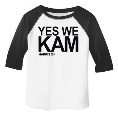 Yes We Kam Harris 2024 Pro Kamala Toddler Fine Jersey T-Shirt