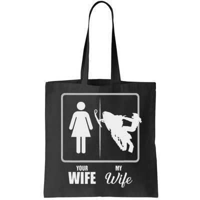 Your Wife My Wife Snowmobile Valentine Bag