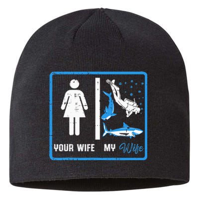 Your Wife My Wife Scuba Diving Sustainable Beanie