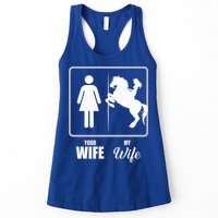 Your Wife My Wife Horse Wife Valentine Womens Tank Top