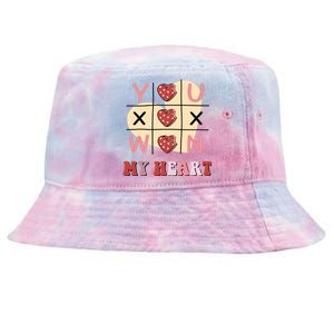 You Won My Heart Retro Valentine's Day Gift Tie-Dyed Bucket Hat