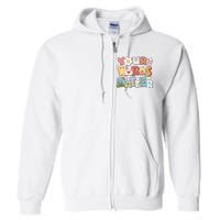 Your Words Matter Special Education Teacher Full Zip Hoodie