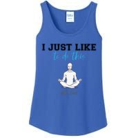 Yoga With My Father Gift Ladies Essential Tank