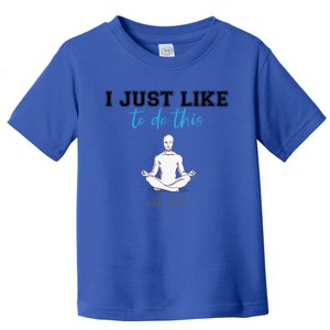 Yoga With My Father Gift Toddler T-Shirt